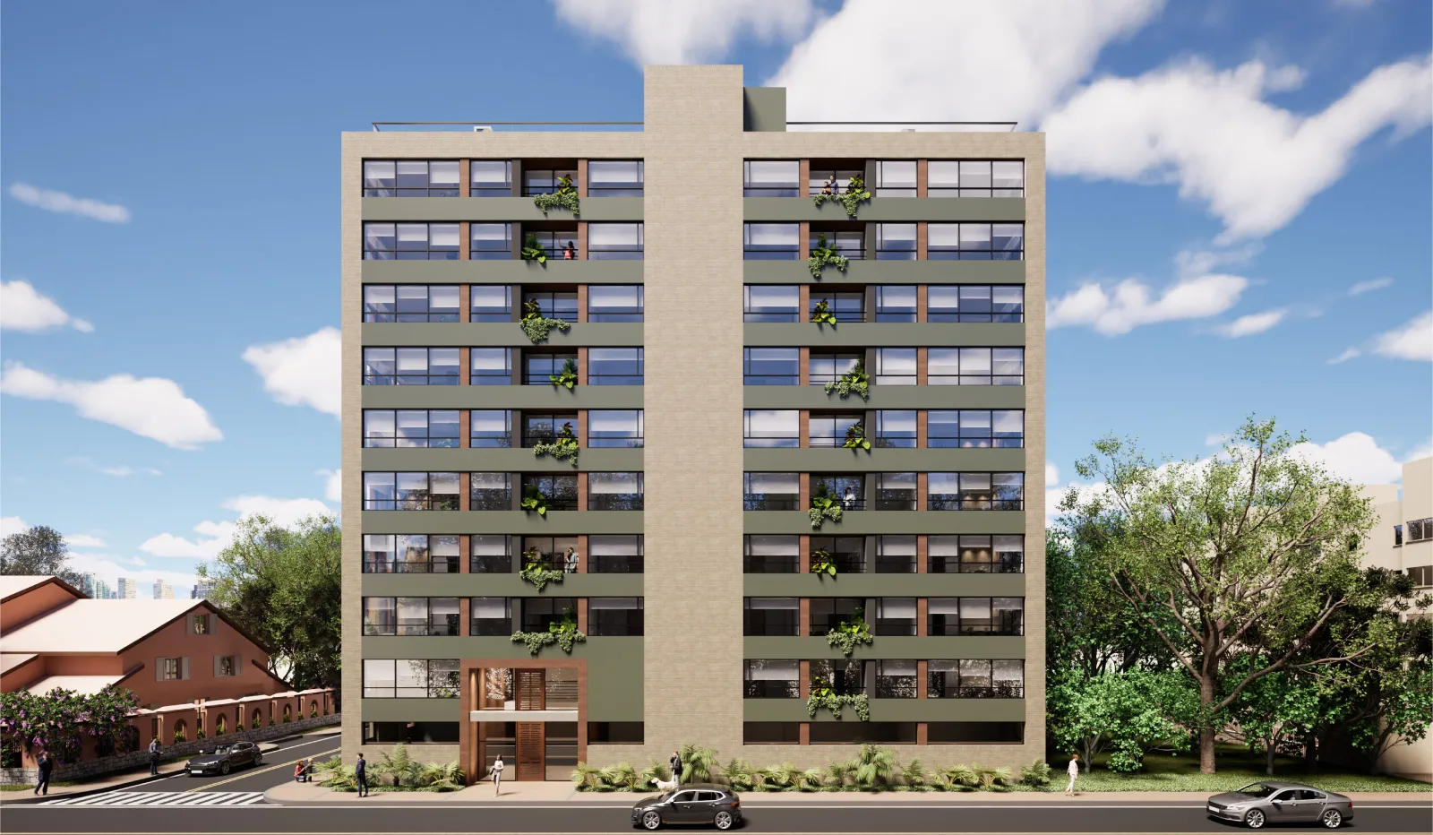 1 Render Fachada--AUSTRAL-Apartamentos